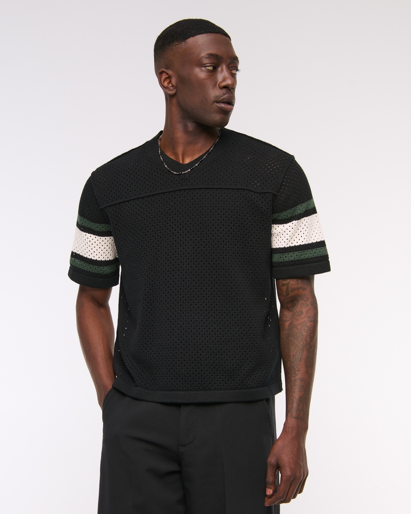 Football Jersey-Inspired Sweater