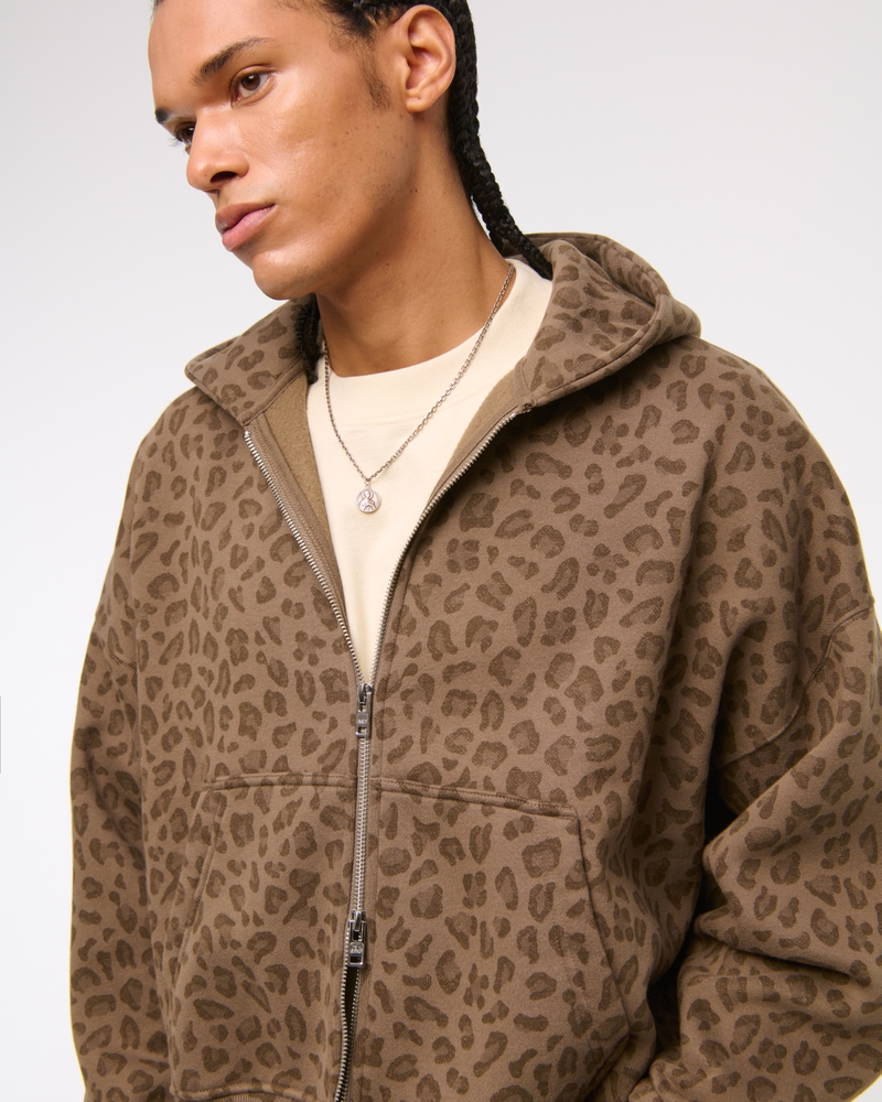Cropped Essential Full-Zip Hoodie - Image 2