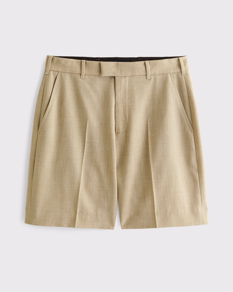 The A&F Collins Linen-Blend Suit Short