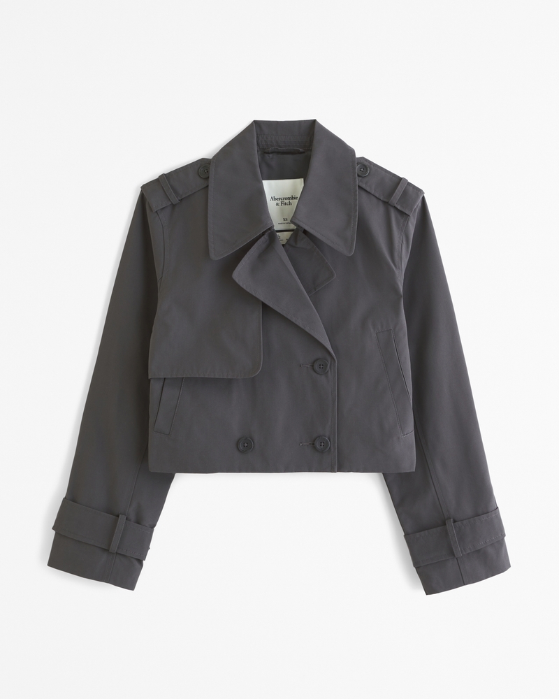 Cropped Trench Coat
