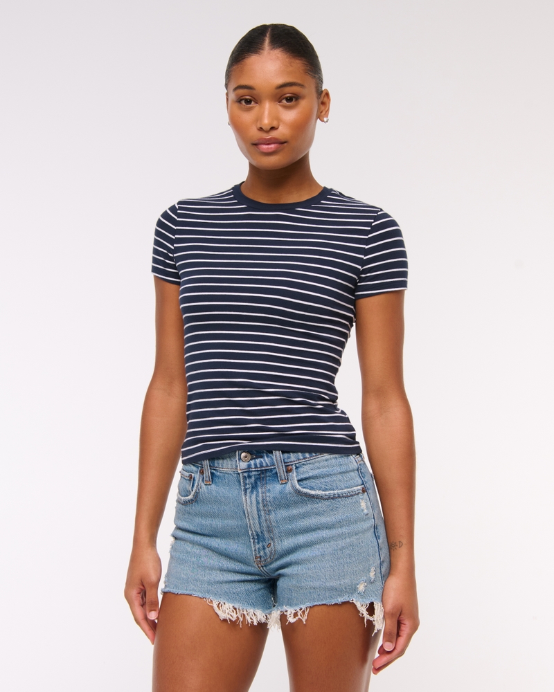 High Rise Mom Short