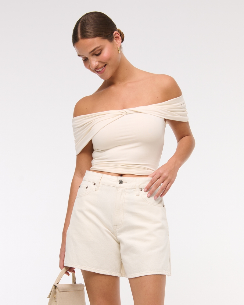 Curve Love High Rise Loose Short - Image 43