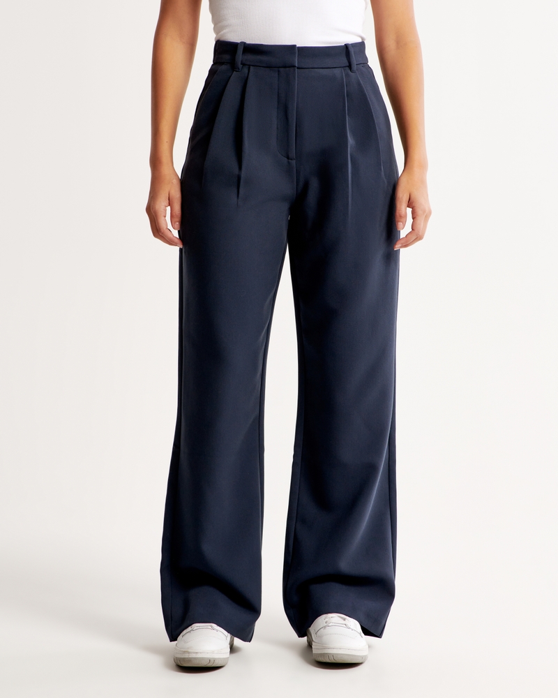 Curve Love A&F Sloane Tailored Wide Leg Pant - Image 2