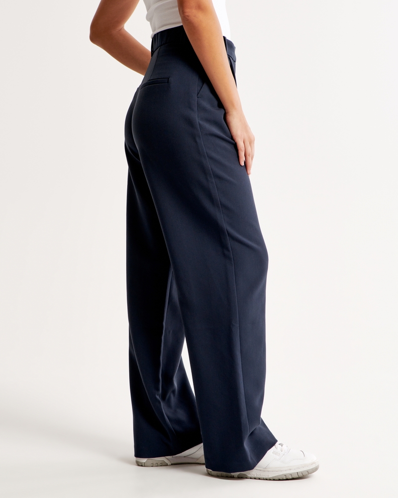 Curve Love A&F Sloane Tailored Wide Leg Pant - Image 4