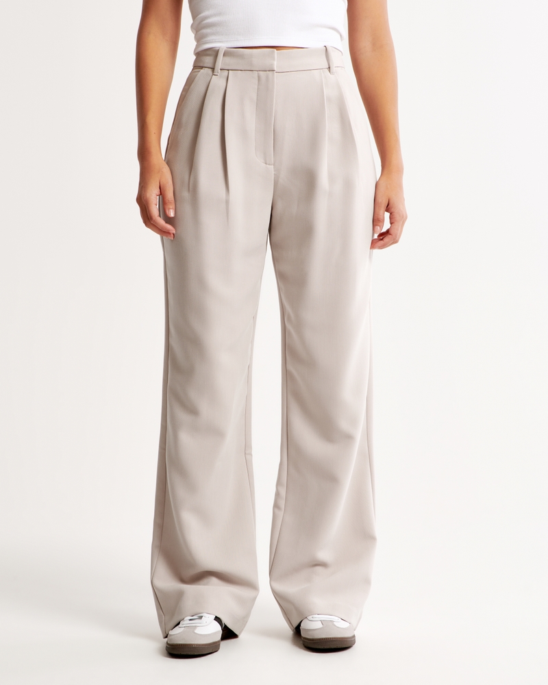 Curve Love A&F Sloane Tailored Wide Leg Pant - Image 27
