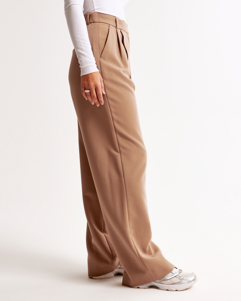 Curve Love A&F Sloane Tailored Wide Leg Pant - Image 48