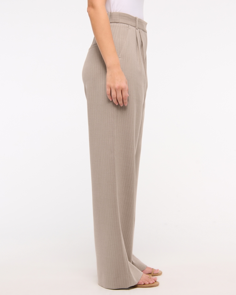 Curve Love A&F Sloane Tailored Wide Leg Pant - Image 53