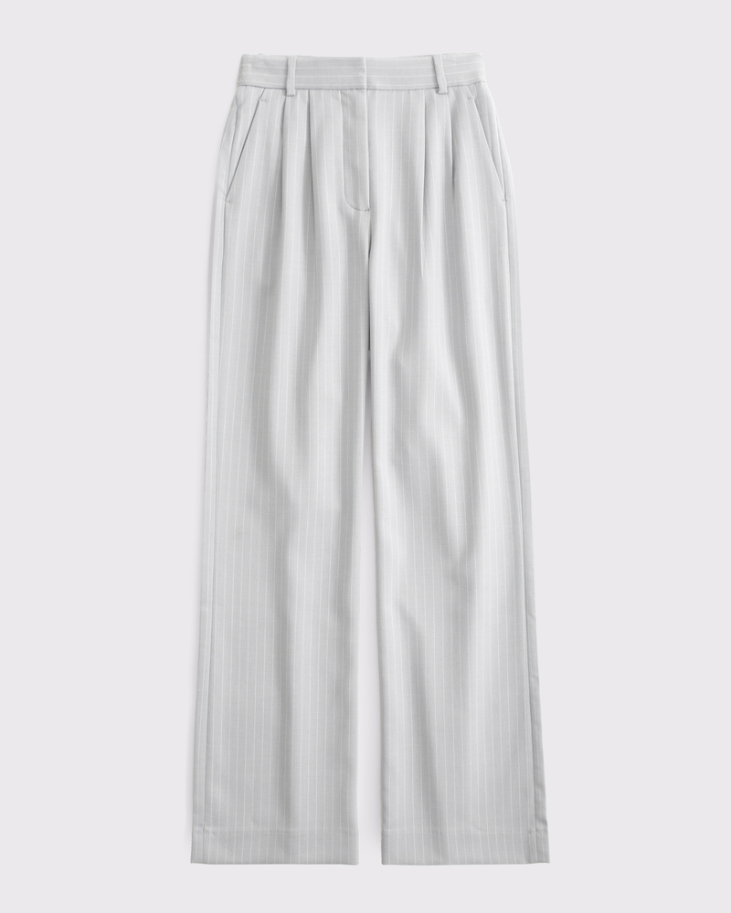Curve Love A&F Sloane Tailored Wide Leg Pant - Image 12
