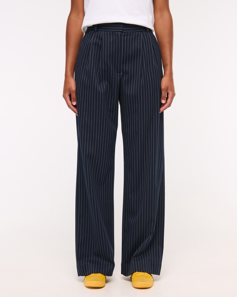 Curve Love A&F Sloane Tailored Wide Leg Pant - Image 20