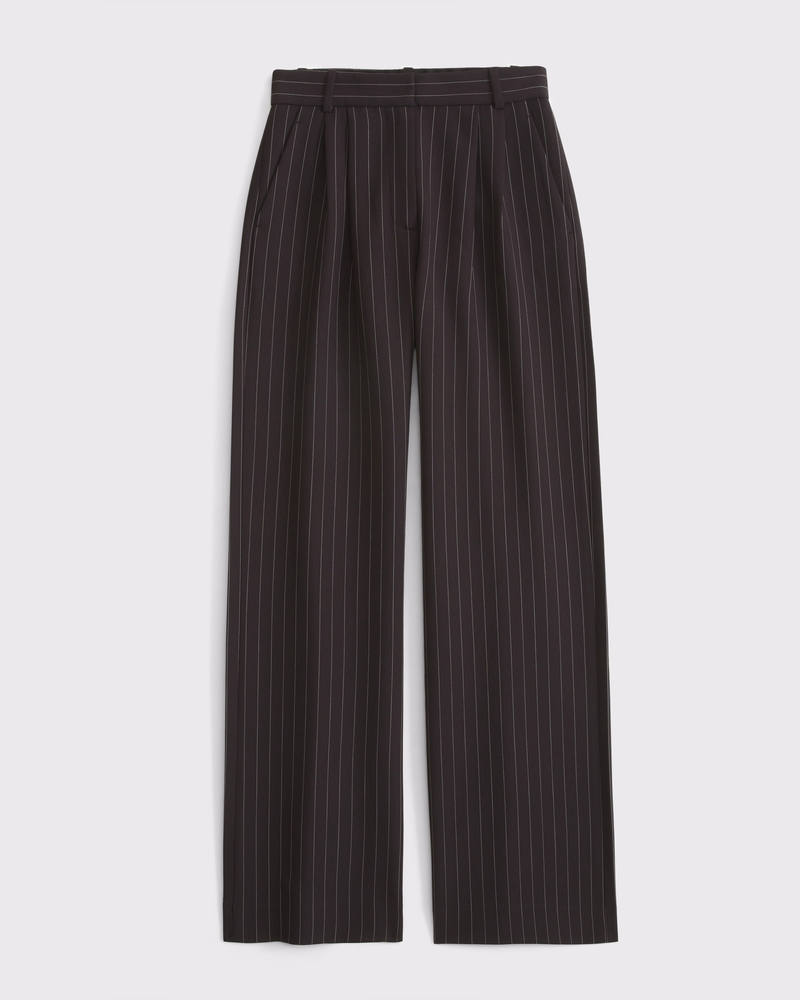 Curve Love A&F Sloane Tailored Wide Leg Pant - Image 25