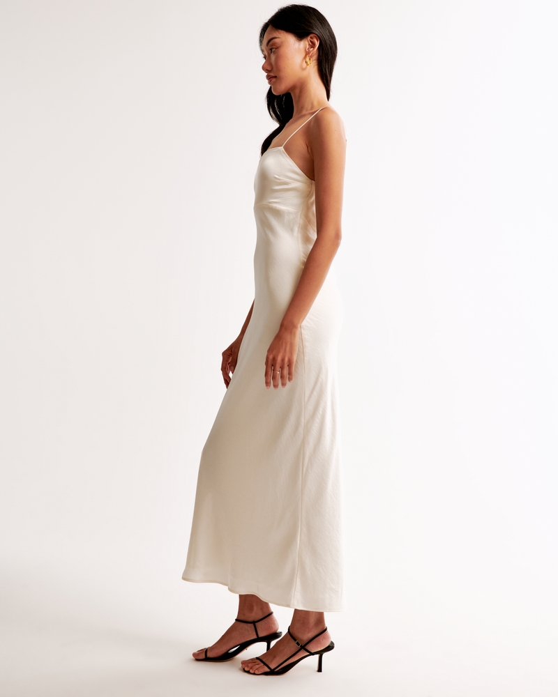 The A&F Julia Slip Cowl Back-Bow Maxi Dress - Image 3