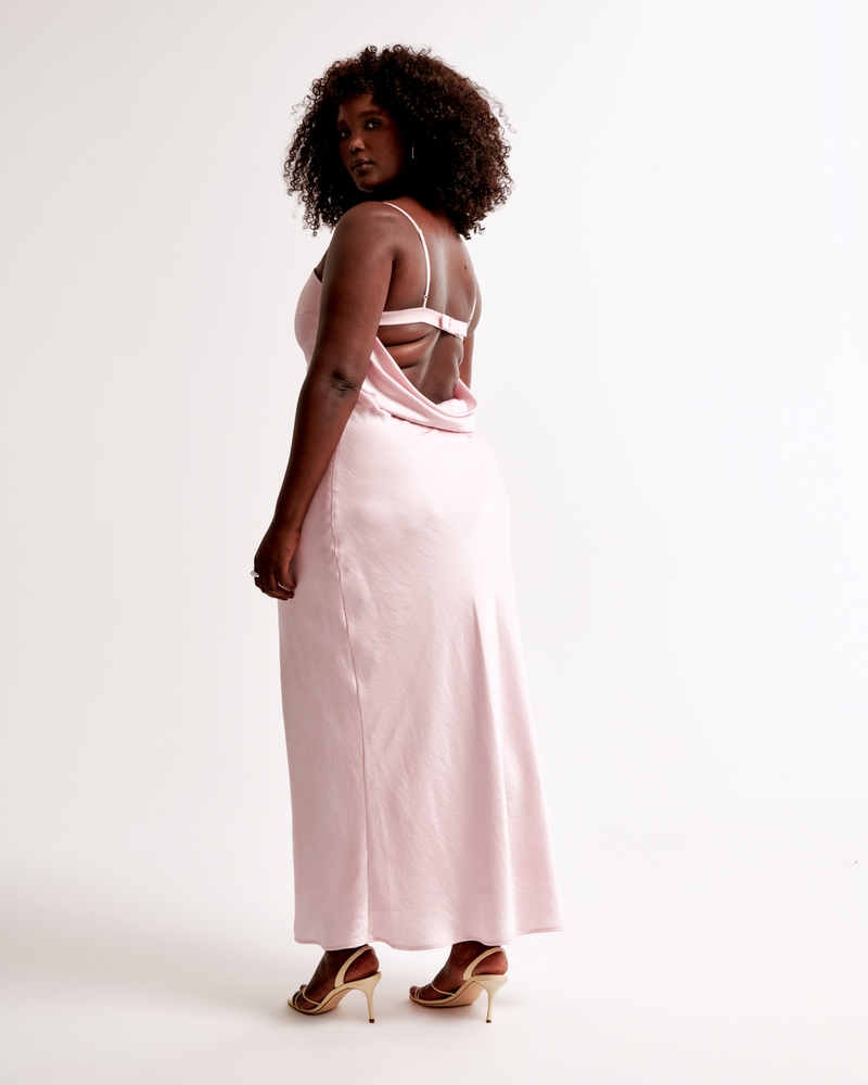 The A&F Julia Slip Cowl Back-Bow Maxi Dress - Image 9