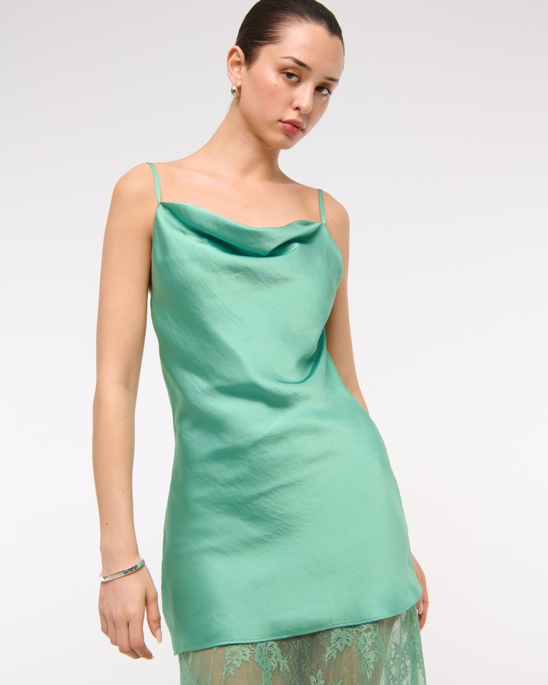Cowl Neck Lace Maxi Dress - Image 8