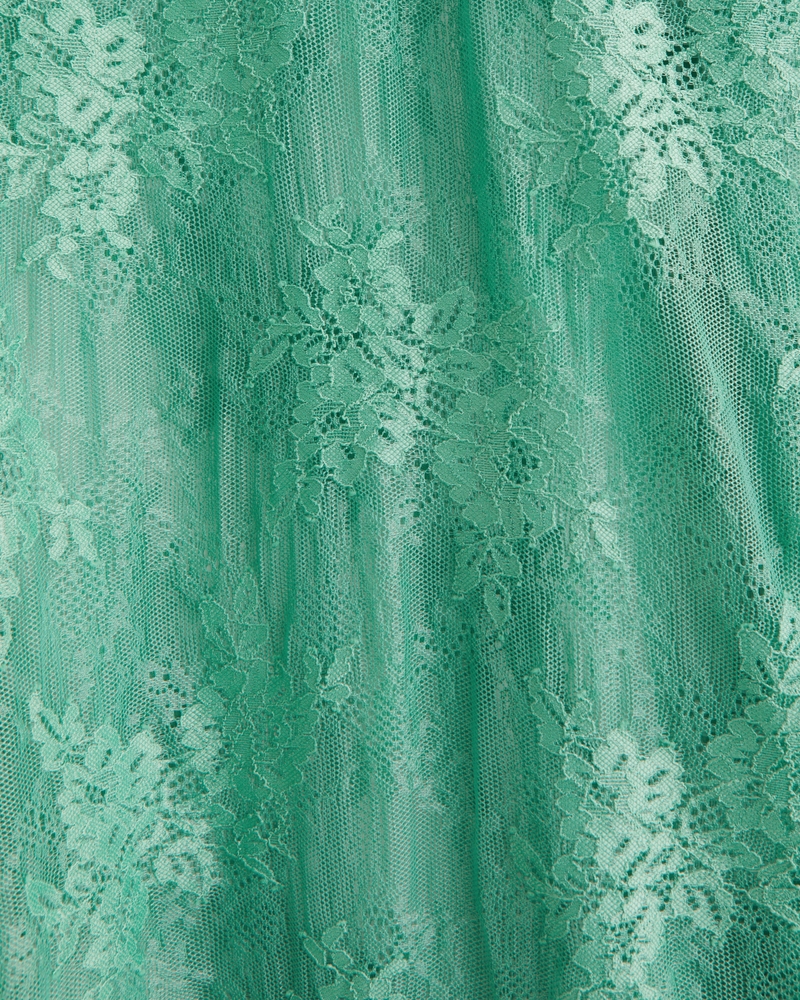Cowl Neck Lace Maxi Dress - Image 12