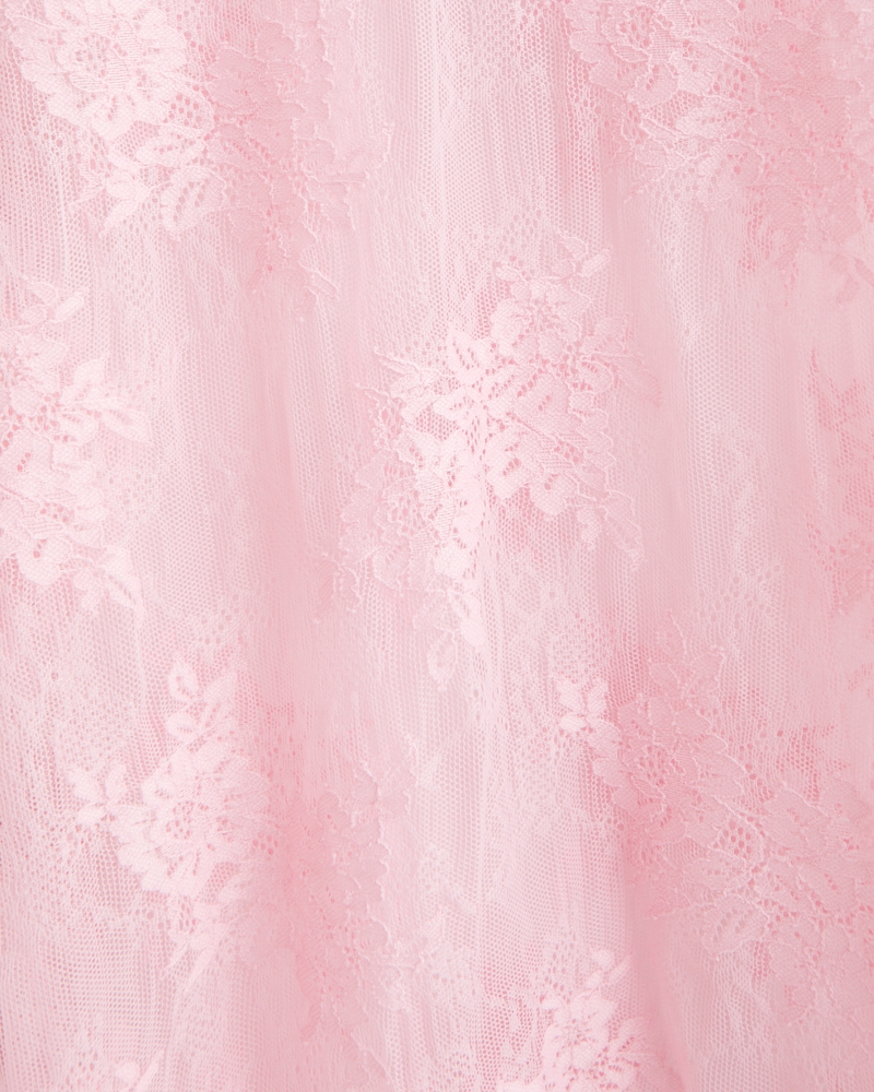 Cowl Neck Lace Maxi Dress - Image 6