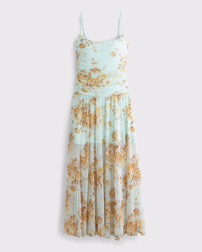 Bra-Free Flowy Sheer Maxi Dress - Image 5