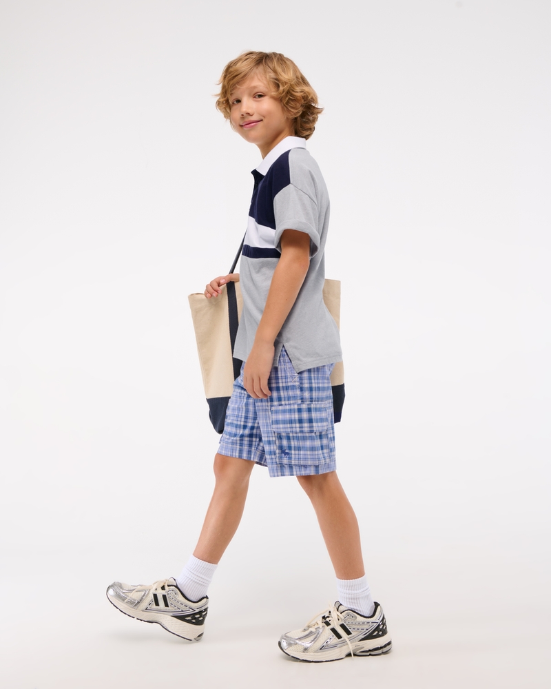 plaid cargo shorts - Image 13