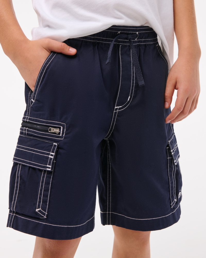 plaid cargo shorts - Image 3