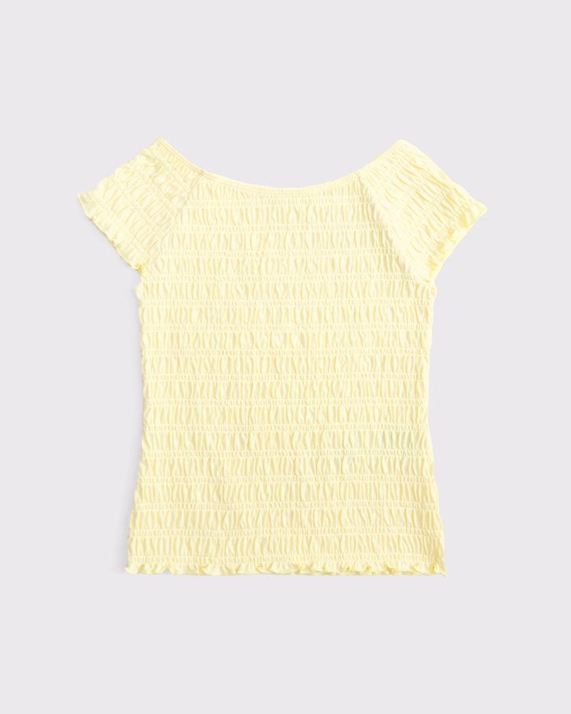 smocked tee