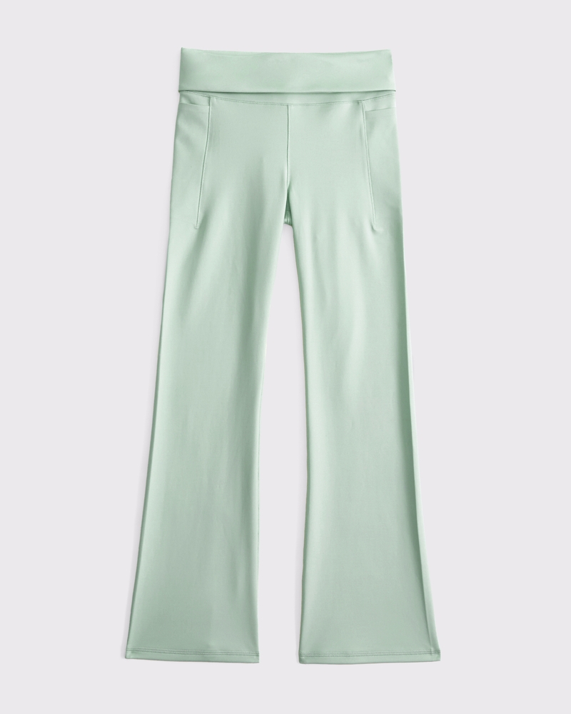 ypb foldover mini-flare leggings