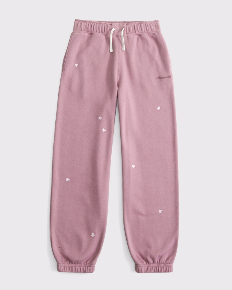 essential logo fleece sweatpants