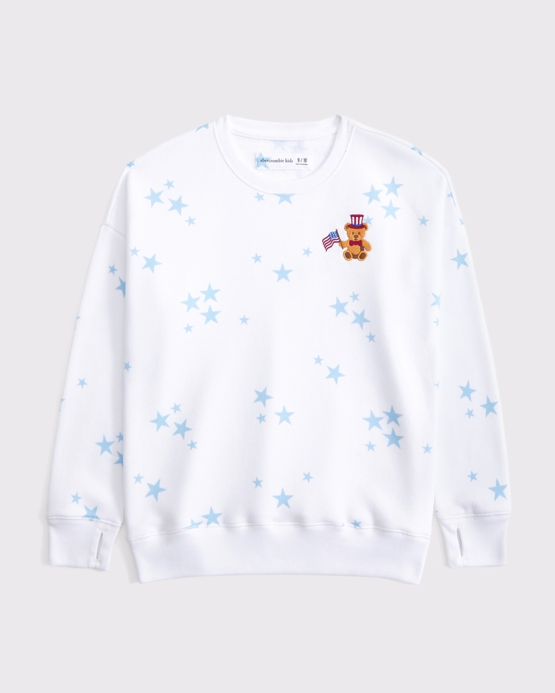 legging-friendly usa graphic crew sweatshirt